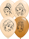 Picture of 5" Assorted Disney Princesses ( Blush & Mocha) - Qualatex Balloon (100/bag)