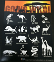 Picture of Going Wild Stencil Set with Poster (75 pc)