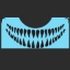 Picture of Scary Teeth Stencil - SOBA-62