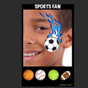 Picture of Sports Fan Stencil Eyes Profiles- SOBA
