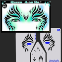 Picture of Queen Anu-Ra Stencil Eyes - 60SE (8YRS and UP)