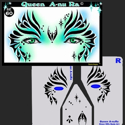 Picture of Queen Anu-Ra Stencil Eyes - 60SE (Child Size 4-7 YRS OLD)