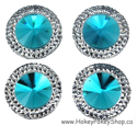 Picture of Double Round Gems - Blue - 20mm (4 pc.) (SG-DRB)