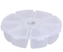 Picture of Round Plastic Container - 8 Compartments