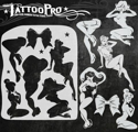 Picture of Tattoo Pro Stencil - Pinup Girls (ATPS-149)