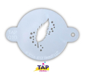 Picture of TAP 010 Face Painting Stencil - Feather
