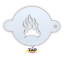 Picture of TAP 045 Face Painting Stencil - Fire Flame