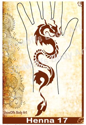 Picture of Henna Stencil 17 - Dragon - SOBA
