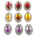 Picture of Double Oval Gems - Assortment - 12mm (9 pcs) (AG-DO2)