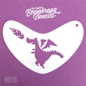 Picture of Art Factory Boomerang Stencil - Cute Dragon (B018)