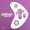 Picture of Art Factory Boomerang Stencil - Cactus (B027)