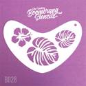 Picture of Art Factory Boomerang Stencil - Tropical Flower (B028)