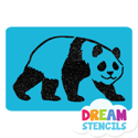 Picture of Panda Glitter Tattoo Stencil - HP-115 (5pc pack)