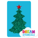 Picture of Christmas Tree Glitter Tattoo Stencil - HP-23 (5pc pack)