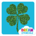 Picture of Four-Leaf Clover Glitter Tattoo Stencil - HP-45 (5pc pack)