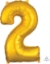 Picture of 26'' Mid-Size Shape Number 2 - Gold (1pc)