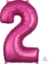 Picture of 26'' Mid-Size Shape Number 2 - Pink (1pc)