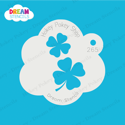 Picture of Two Lucky Four-Leaf Clovers  - Dream Stencil - 265