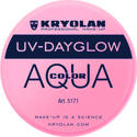 Picture of Kryolan Aquacolor - Cosmetic Grade UV-Dayglow Face Paint - Rose (8 ml)