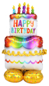 Picture of 53'' AirLoonz Birthday Cake Balloon