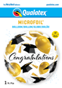Picture of 18" Congratulations Gold   - Foil Balloon (1pc)