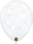 Picture of Qualatex 11'' Snowflakes-A-Round ( Diamond Clear with snowflakes ) 50/bag 