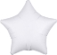 Picture of 19" Anagram Star Foil Balloon - Metallic White (1pc)  