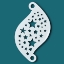 Picture of Superstar Face Paint Stencil - Stars 77001