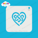 Picture of Celtic Heart Knot - Dream Stencil - 92