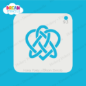 Picture of Celtic Heart Knot #2 - Dream Stencil - 93