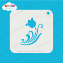 Picture of Tulip with Swirls  - Dream Mylar Stencil - 299