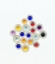 Picture of Double Round Gems Mix - Assorted colors and sizes - 10-12 mm  (18 pc.) (AG-DRM)