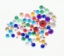 Picture of Tiny Round Gems Mix - Assorted colors and sizes - 6-10 mm  (56 pc.) (AG-TRGM)