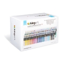 Picture of KINGART® Gel Stick Artist Mixed Media Watercolor Crayons, Set of 72 Unique Colors