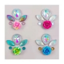 Picture of Face Gems - Self Adhesive Cluster - Bright Rose Bling (4 pcs)-3