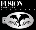 Picture of Fusion Dancing Dolphin Face Paint Stencil - FS18