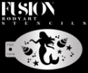 Picture of Fusion Underwater Mermaid Face Paint Stencil - FS13