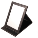 Picture of Extra Large Faux Leather Folding Glass Mirror (8"x12")