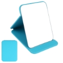 Picture of Faux Leather Folding Glass Mirror - Teal  (6''x8'') 