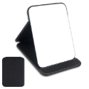 Picture of Faux Leather Folding Glass Mirror - Black (6''x8'')