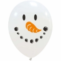Picture of 12'' Cattex Snowman Face Single Sided (25 Per Bag)