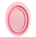 Picture of Foldable Silicone Brush Cleaning Pad - Pink