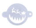 Picture of TAP 109 Face Painting Stencil - Santa's Flight Centerpiece